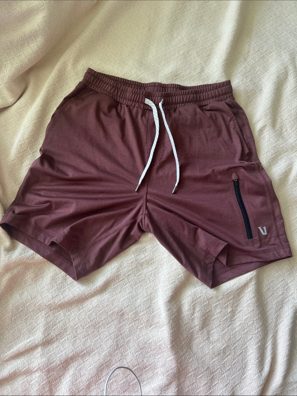 Vuori Mens Sunday Performance Shorts Size S Russet Copper Red Clay Gym Workout